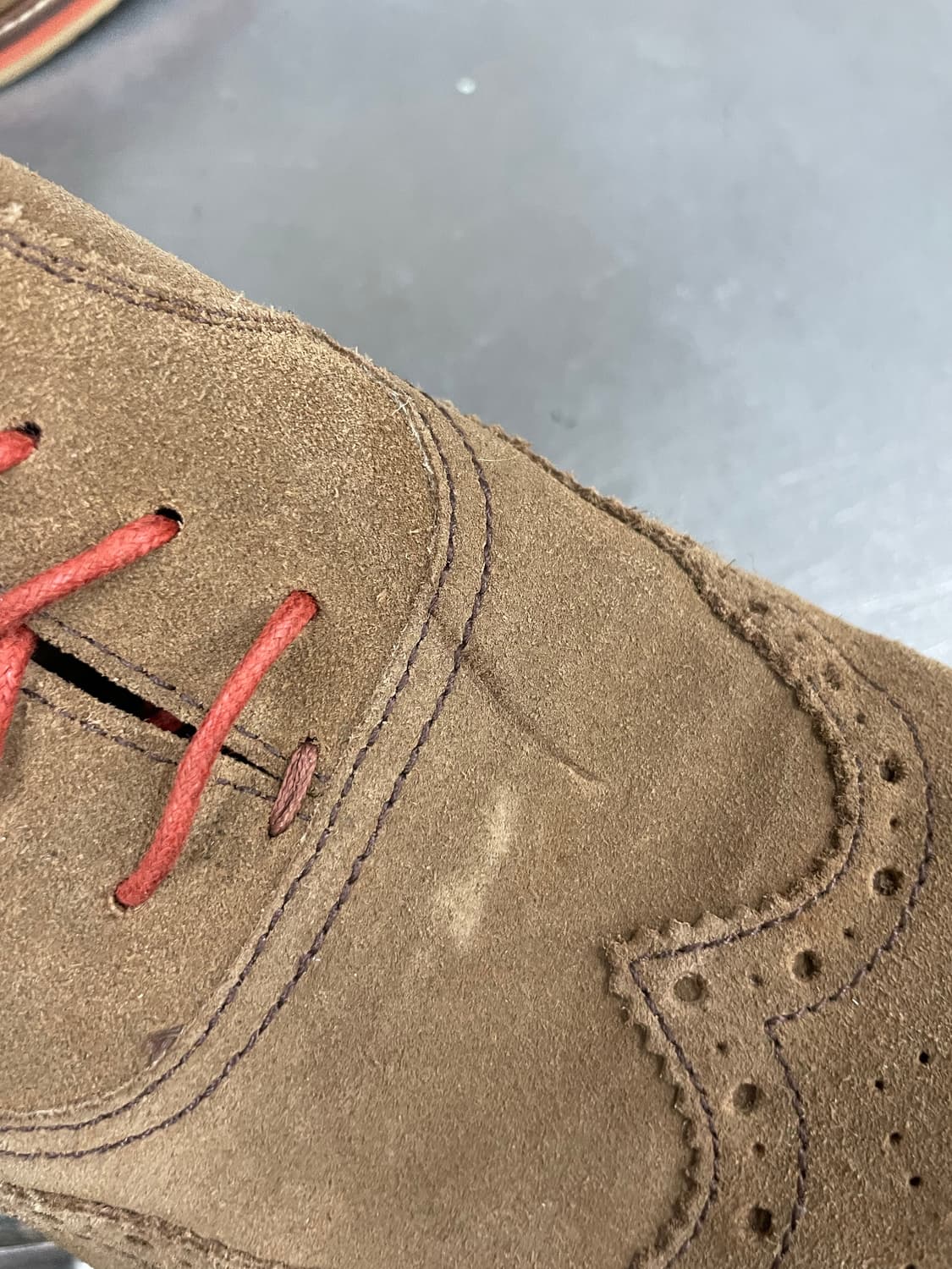 바나나 리퍼블릭 스웨이드 윙팁 브로그 옥스퍼드 US10.5 상품이미지7