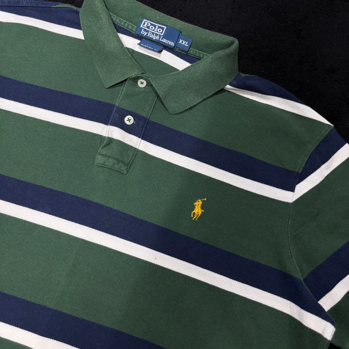 2XL 폴로 랄프로렌 스트라이프 PK 반팔 카라티 상품이미지3