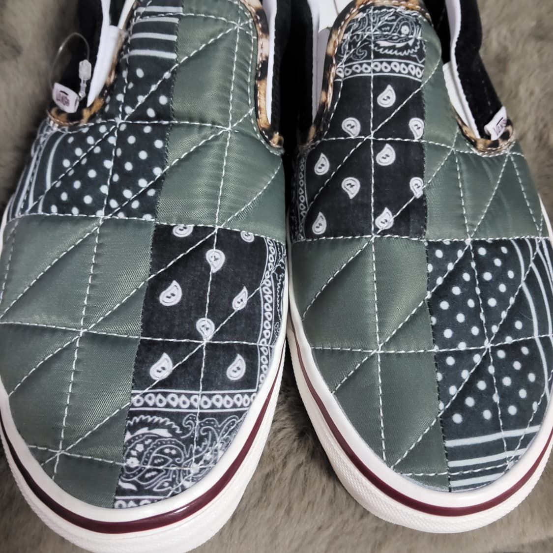 새상품 반스 vans 슬립온 패치워크 반다나 타이거 270 반가아하 상품이미지6