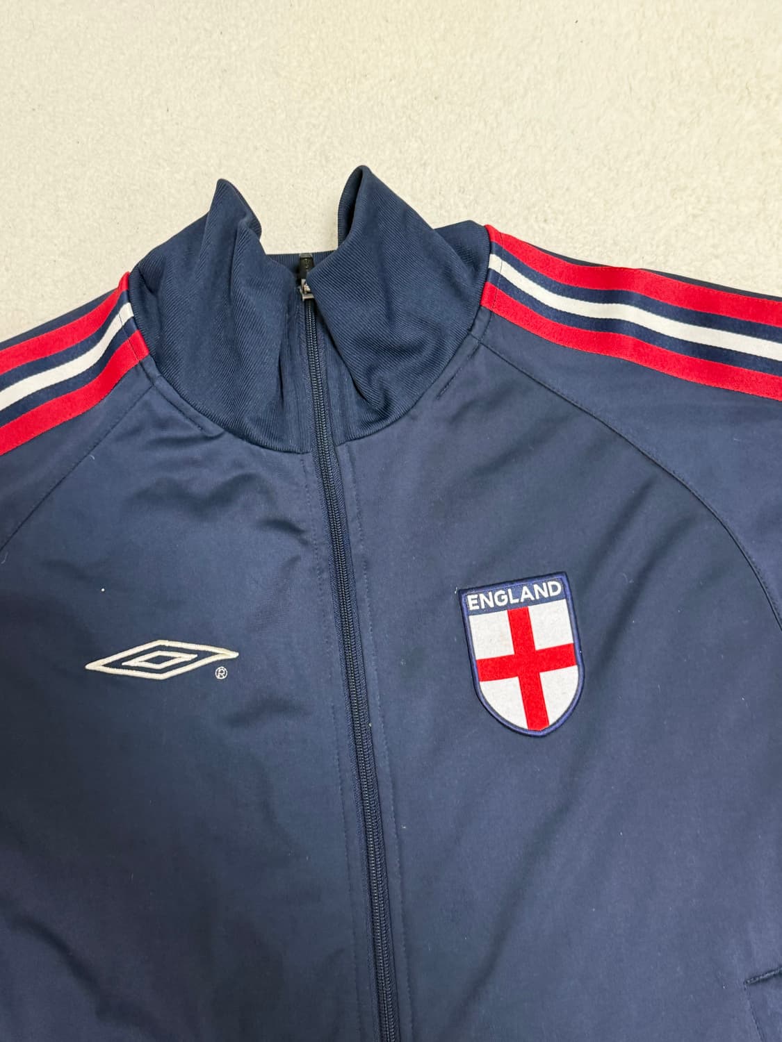 엄브로 잉글랜드 축구 트랙 자켓 네이비 110 상품이미지3