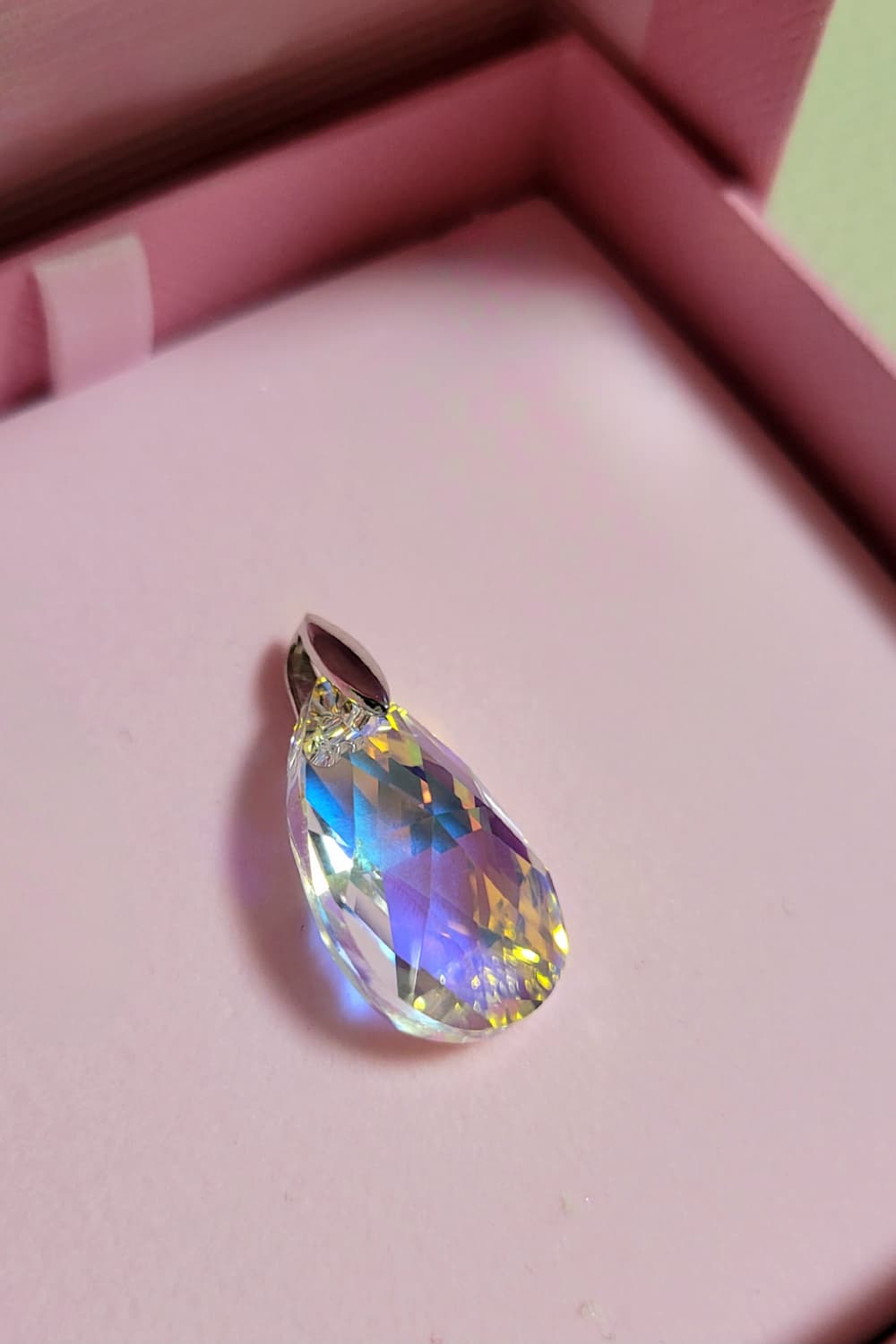 [정품/풀패키지] 스와로브스키 빈티지 클래식 오로라 펜던트 (2.5cm/ 상품이미지2