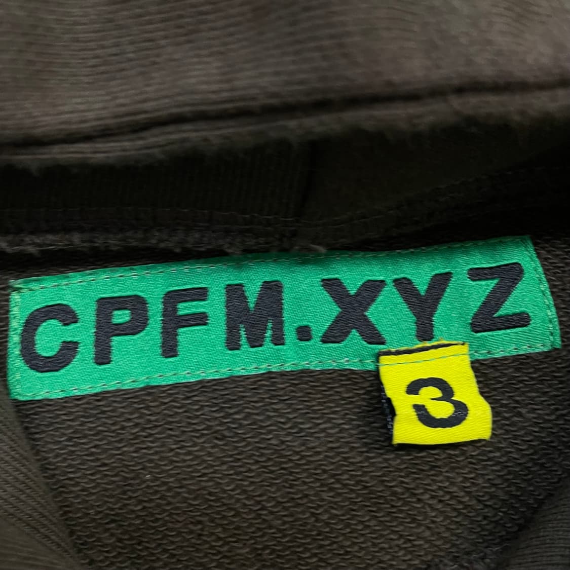 CPFM 어랍어 자수 후드티 브라운 상품이미지4