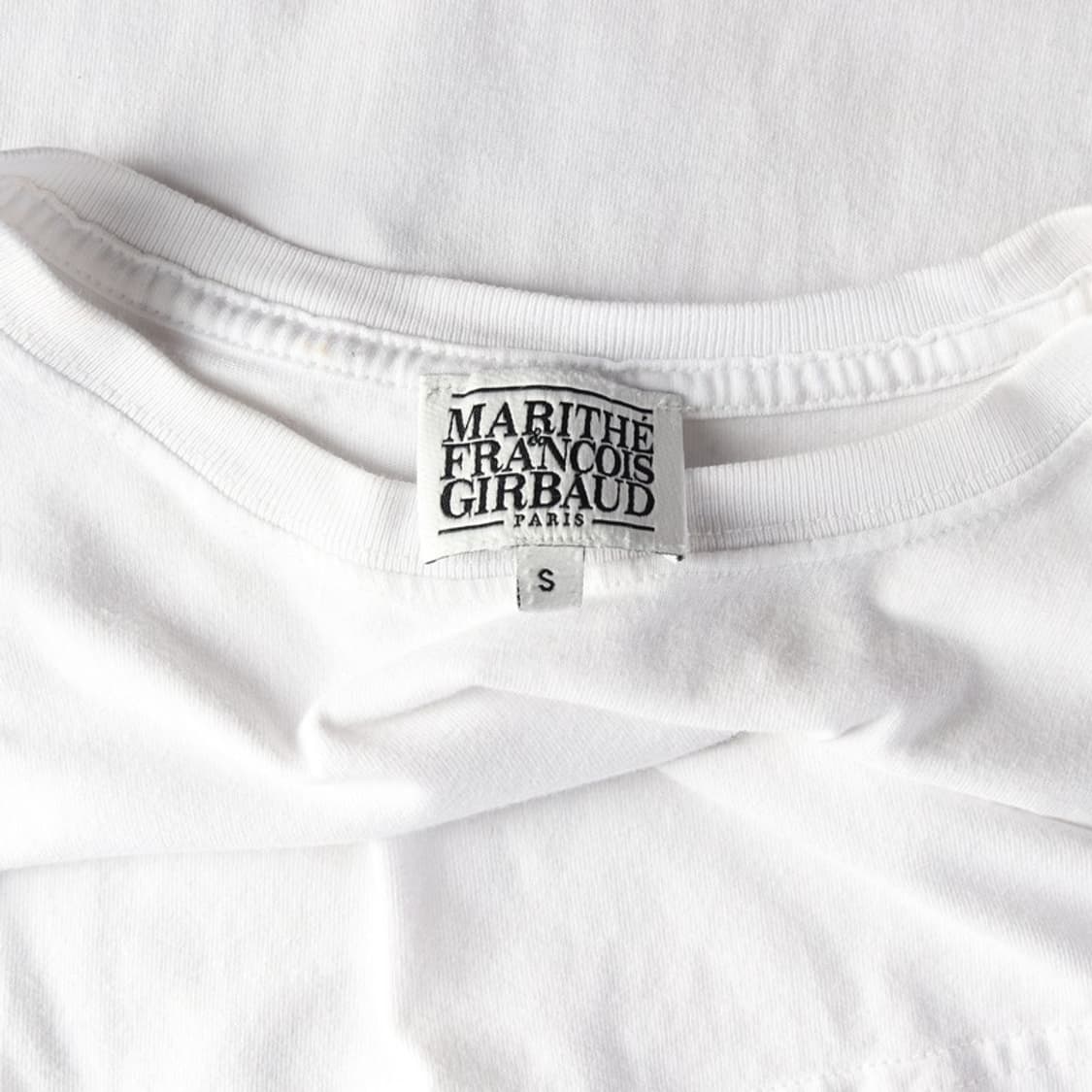 마리떼 프랑소와 저버 클래식 로고 반팔 티셔츠 화이트 S 상품이미지5