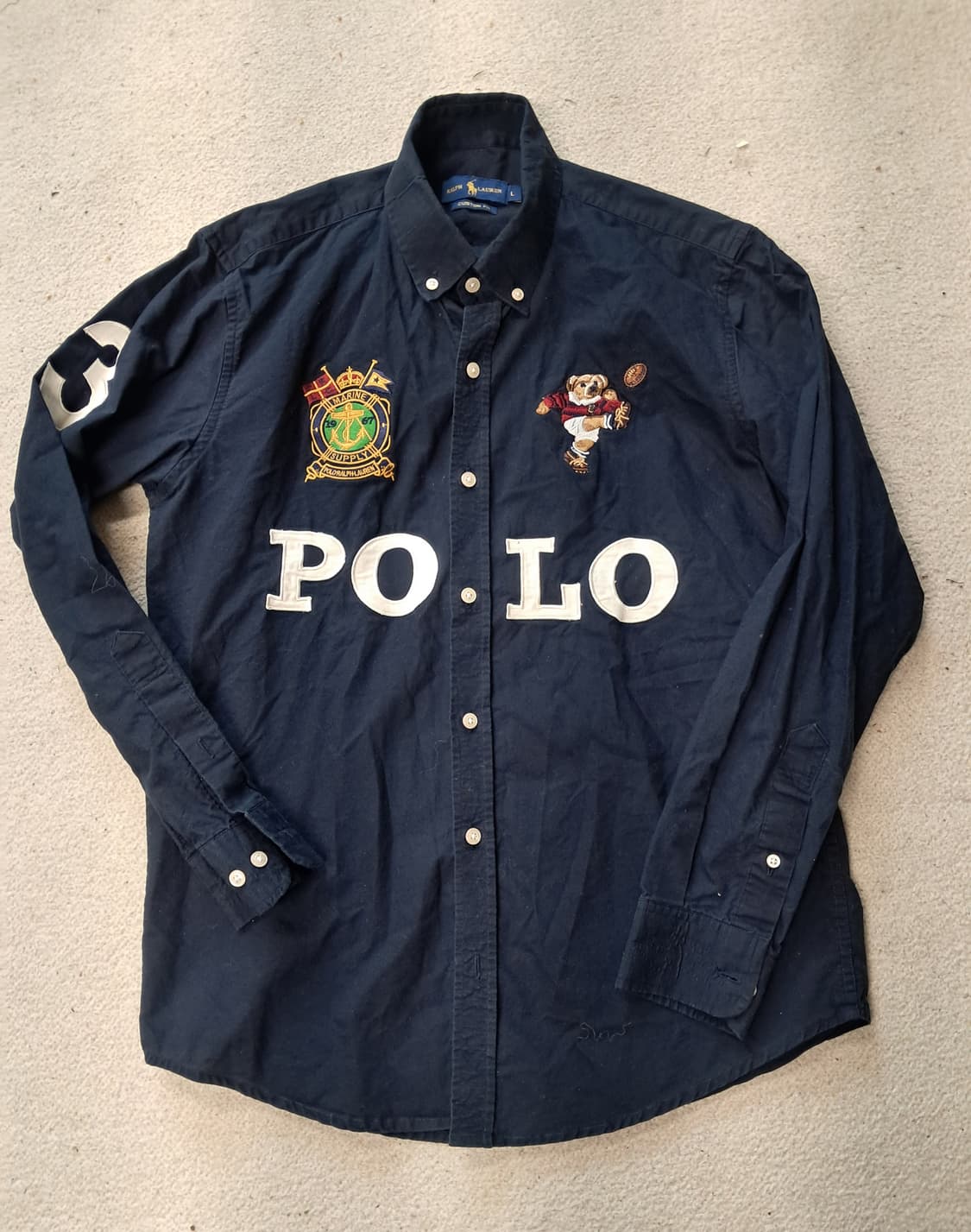 폴로00s베어 남방 상품이미지1