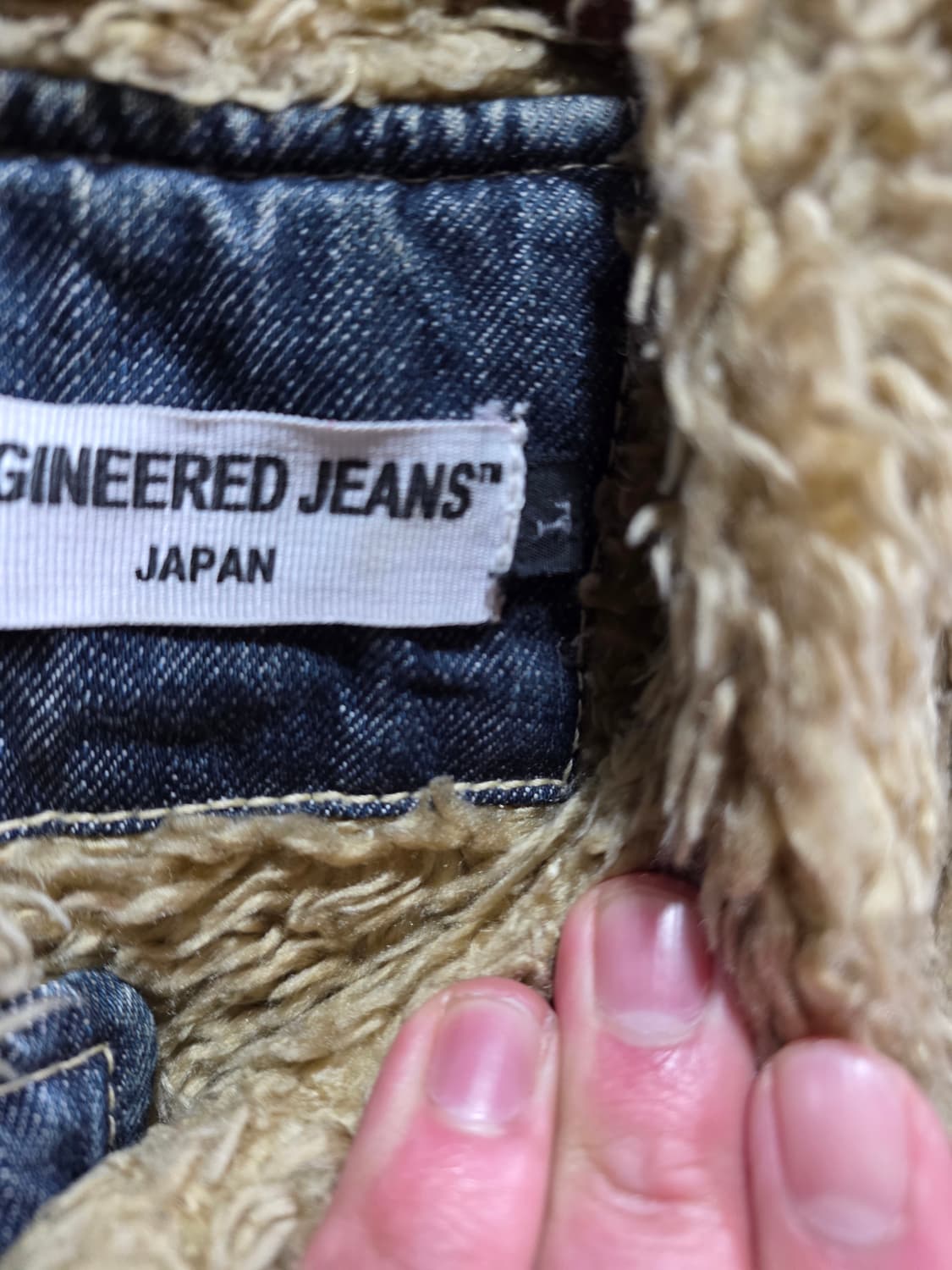 빈티지 감성 쉐르파 데님 자켓 / 남녀공용 상품이미지2