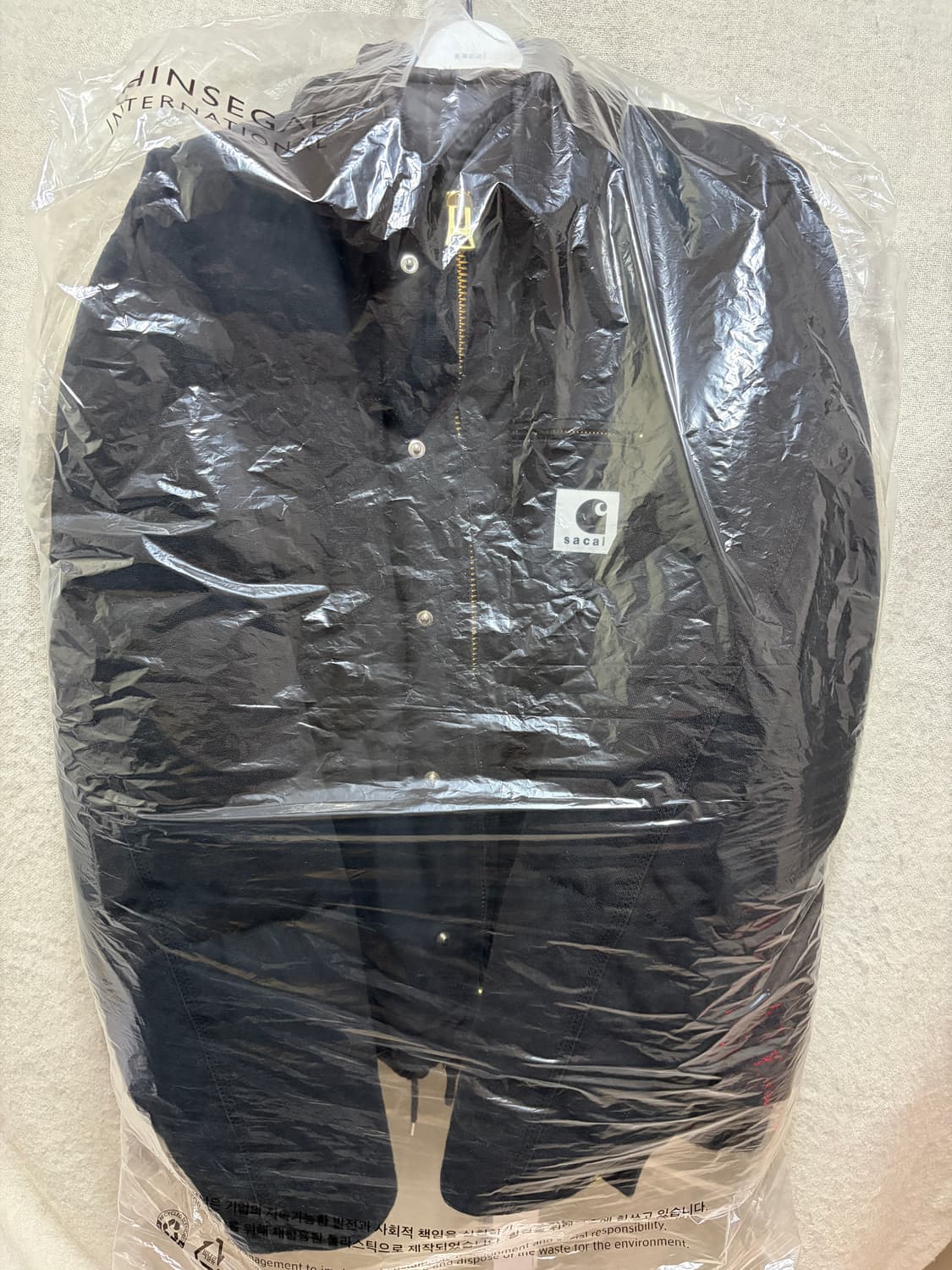 사카이 x 칼하트 SACAI x Carhartt  덕다운자켓 블랙 상품이미지10