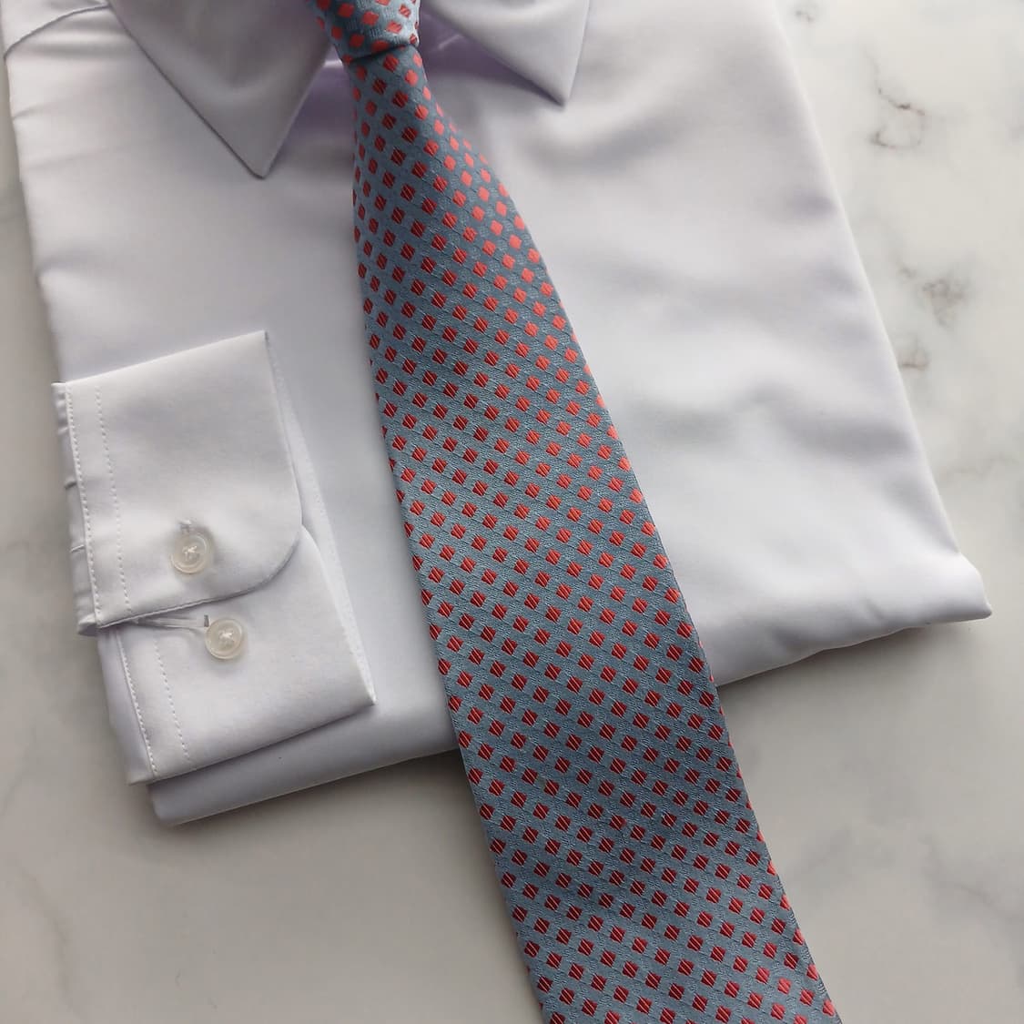 메트로시티 실크 기하학 패턴 넥타이 8.5cm A+등급 A18547
 상품이미지5