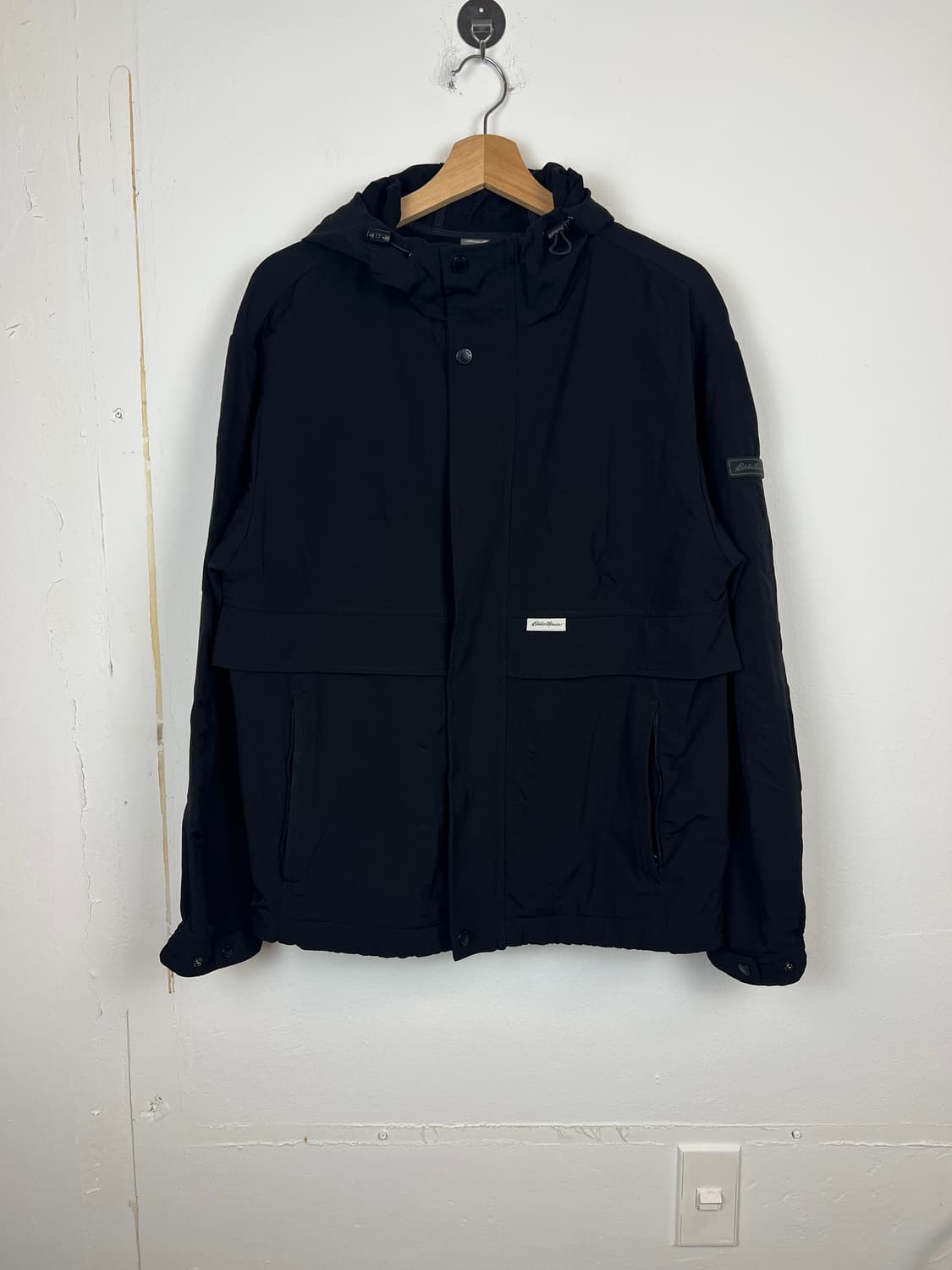 에디바우어 블랙 바람막이 XL 상품이미지1