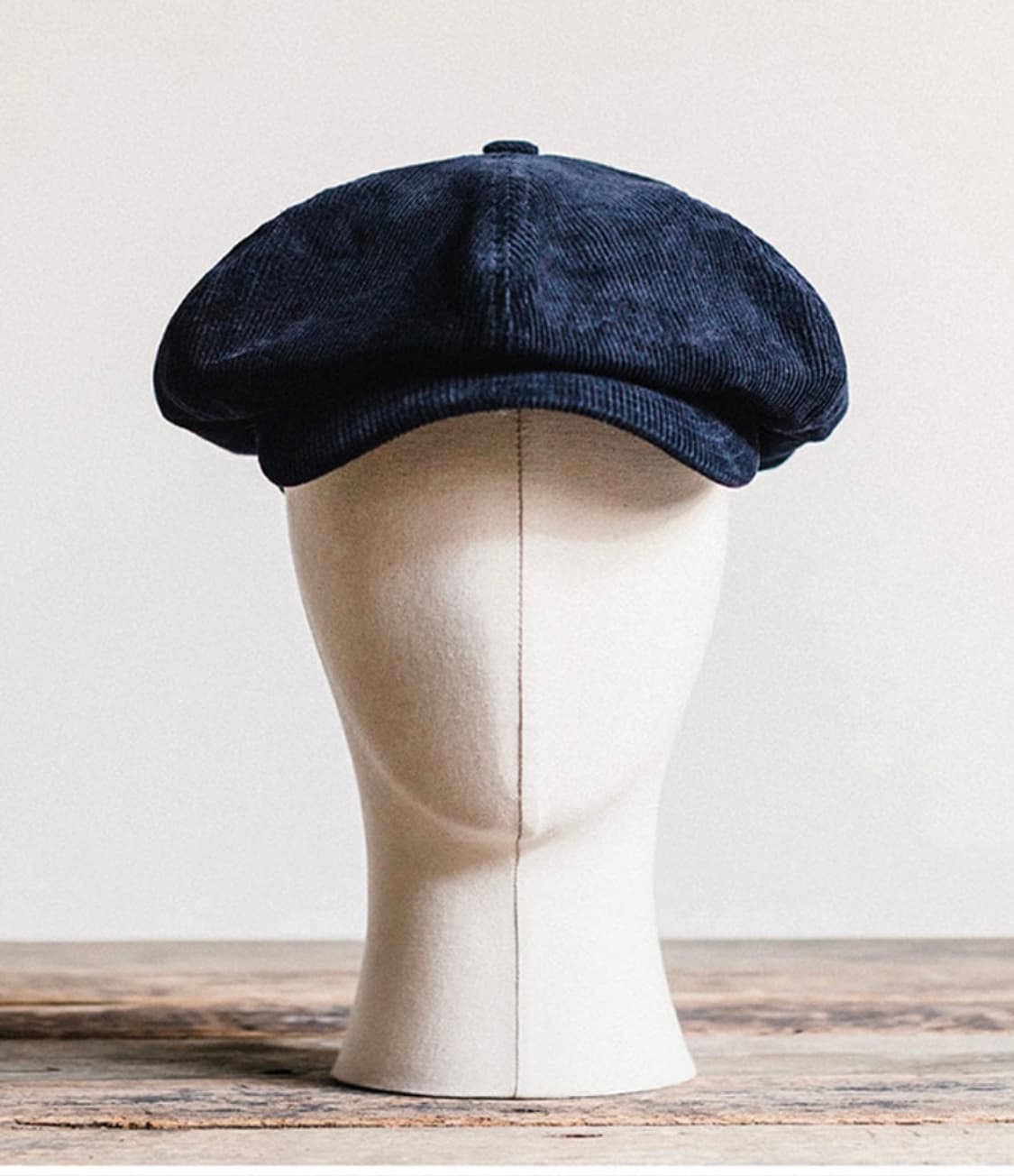 와일드브릭스 코듀로이 뉴스보이 헌팅캡 모자 네이비 상품이미지4