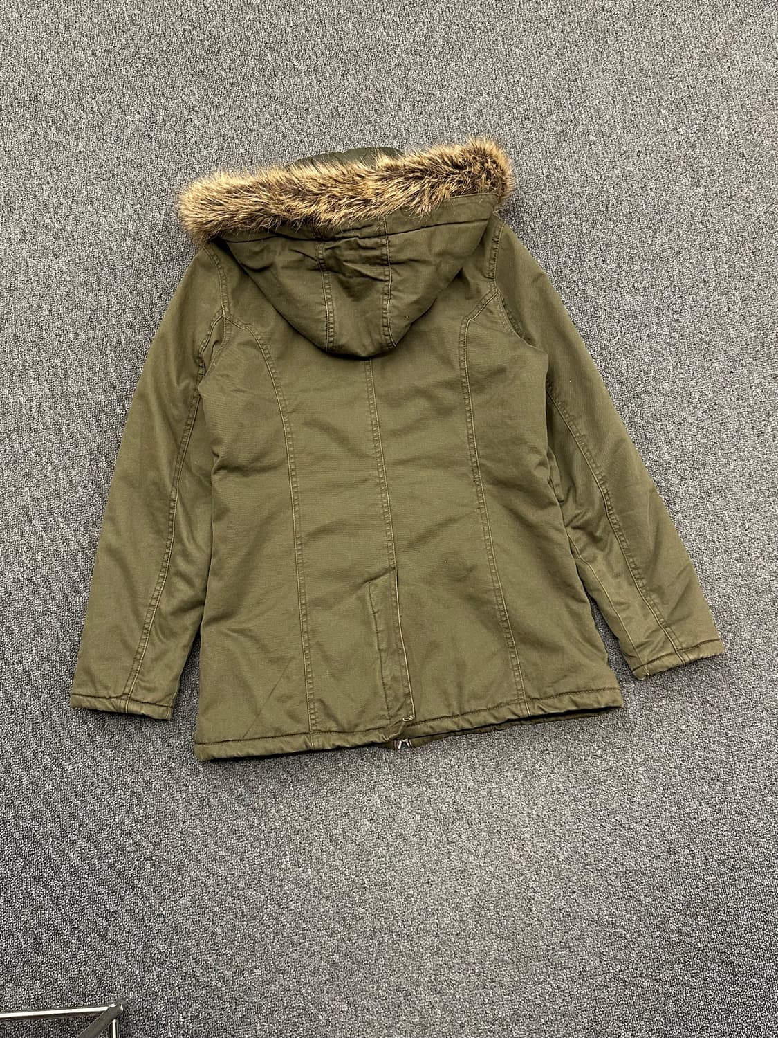 L)In The Attic 빈티지 퍼 후드 밀리터리 야상 자켓 상품이미지9