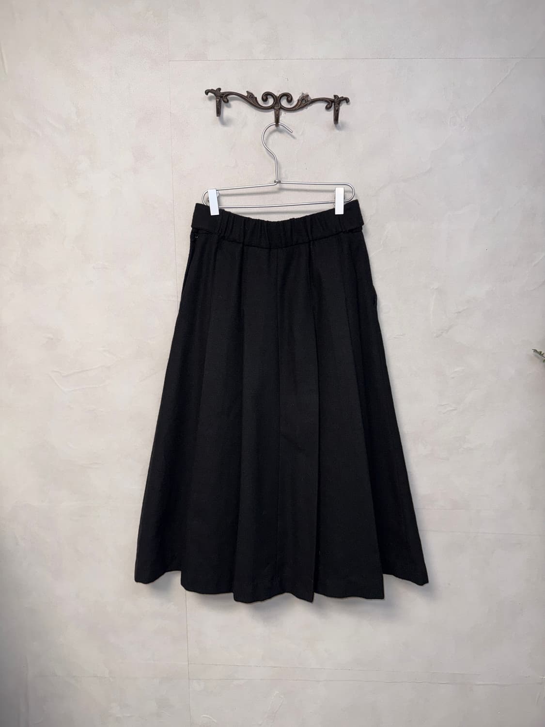 Karl Lagerfeld wool blend pleats skirt 상품이미지3