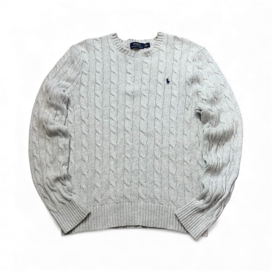 폴로 랄프로렌 그레이 케이블 니트  상품이미지1
