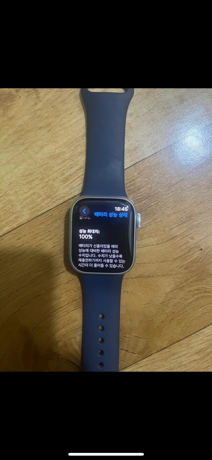 애플워치9 실버gps 상품이미지1