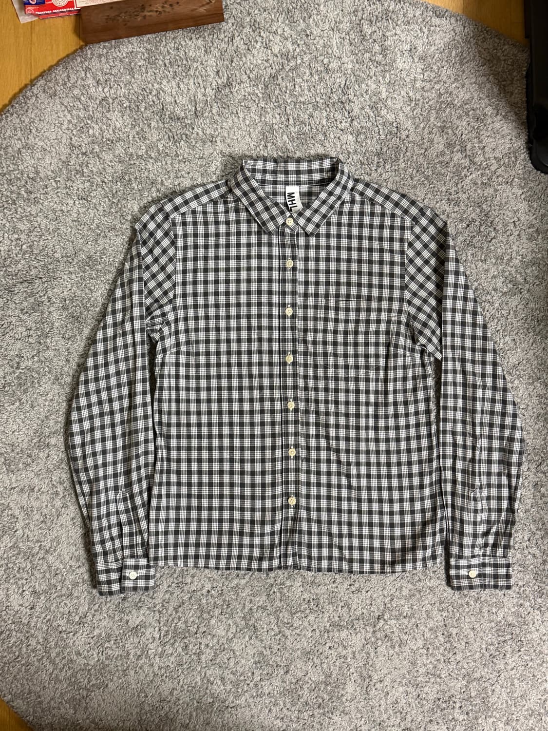 MHL 체크 셔츠 상품이미지1