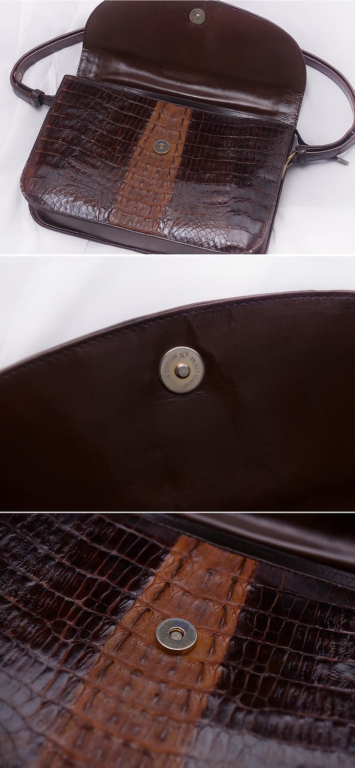 리얼 악어가죽 (크로커다일 스킨) 숄더&크로스백 상품이미지8