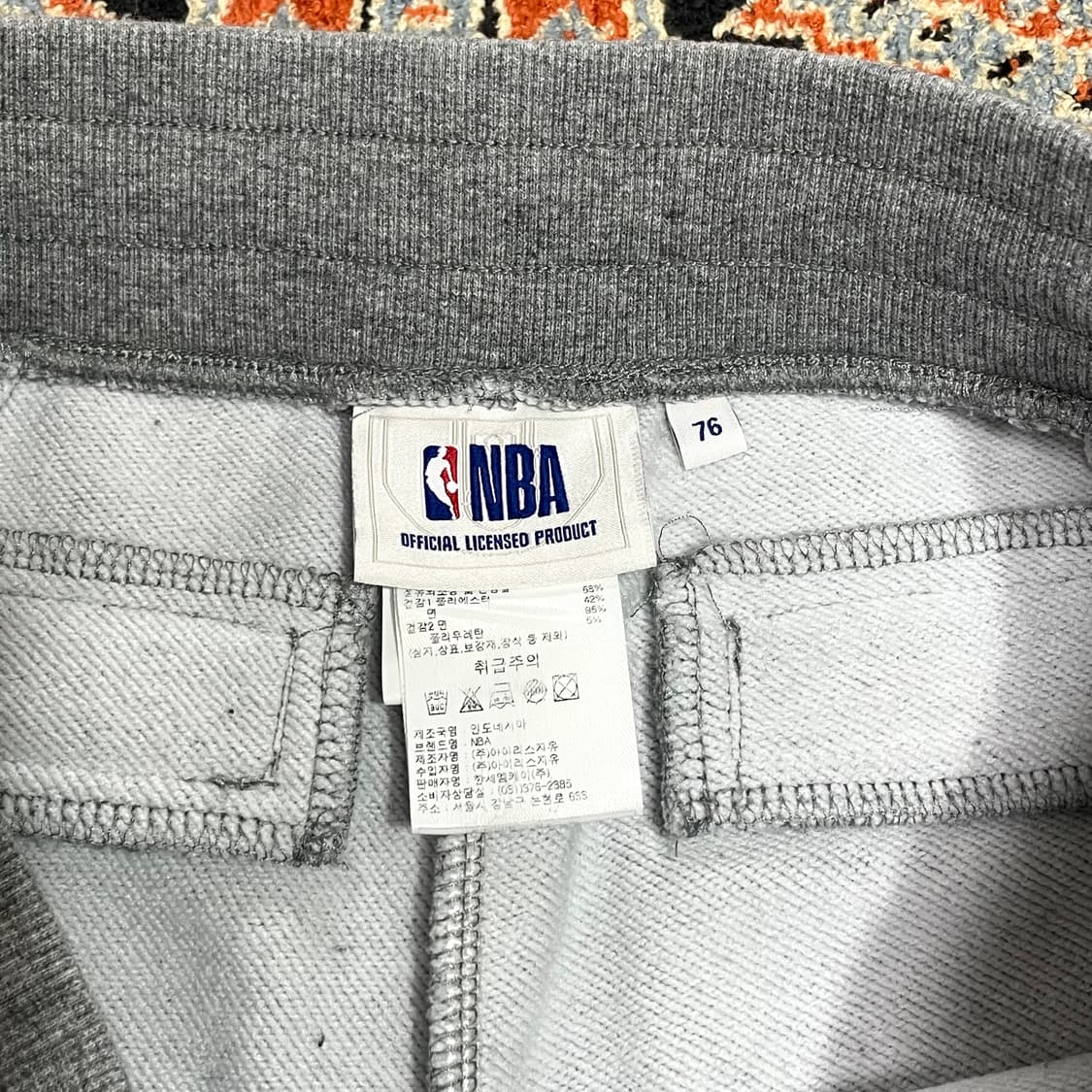 NBA 그레이 트레이닝팬츠 남성30 / 호칭76 상품이미지3