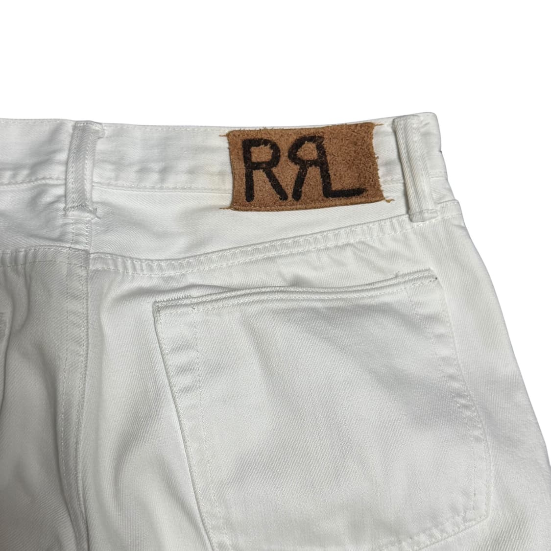RRL 더블알엘 화이트 데님 팬츠 상품이미지2