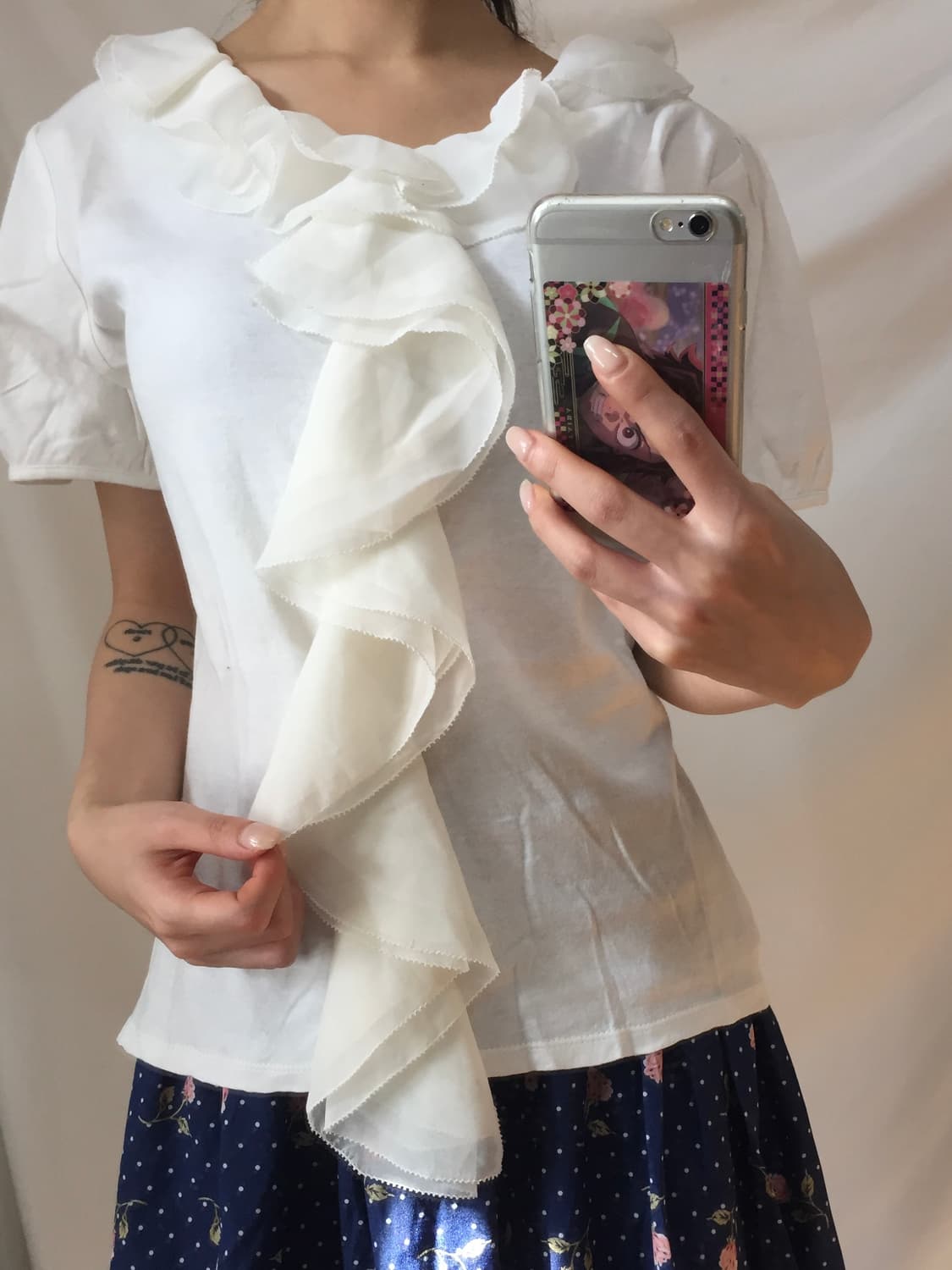 프릴 코튼 탑 상품이미지7