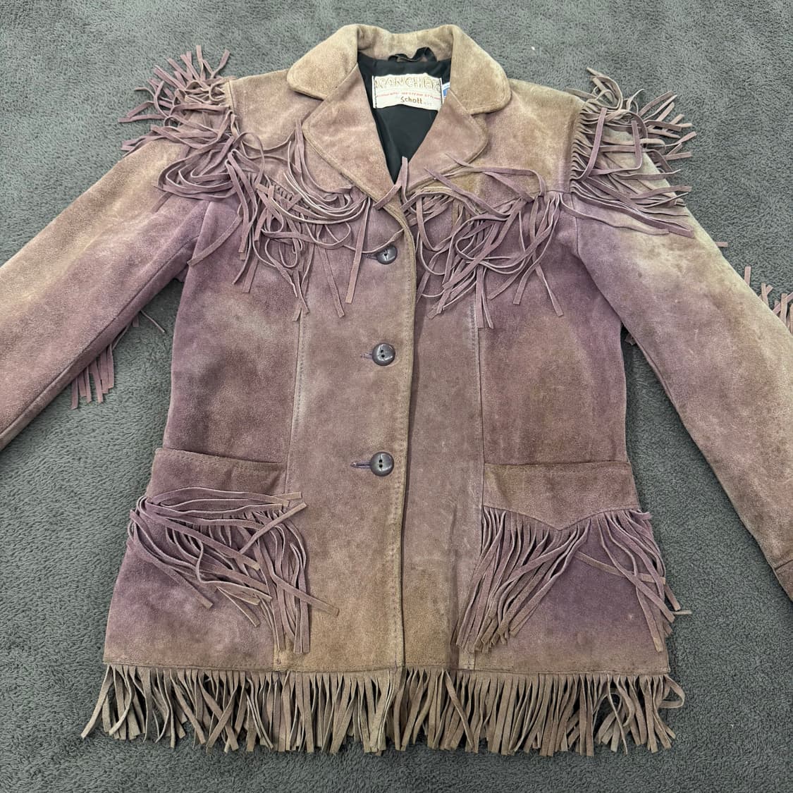 [ 정품 ] Schott 빈티지 스웨이드 웨스턴 프린지 자켓 상품이미지2