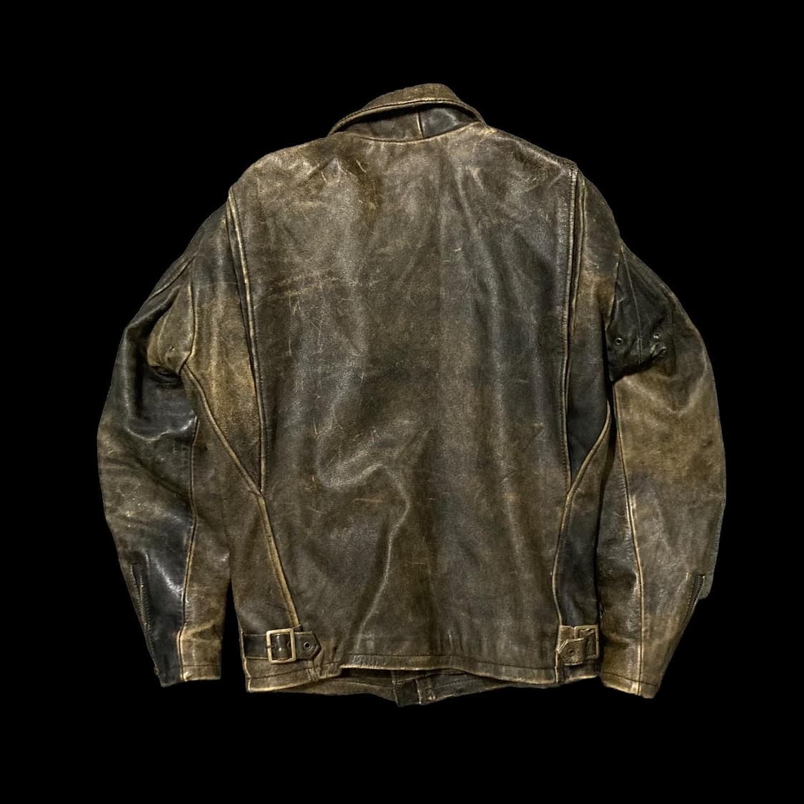 리얼레더 워싱 싱글 라이더 자켓 상품이미지2