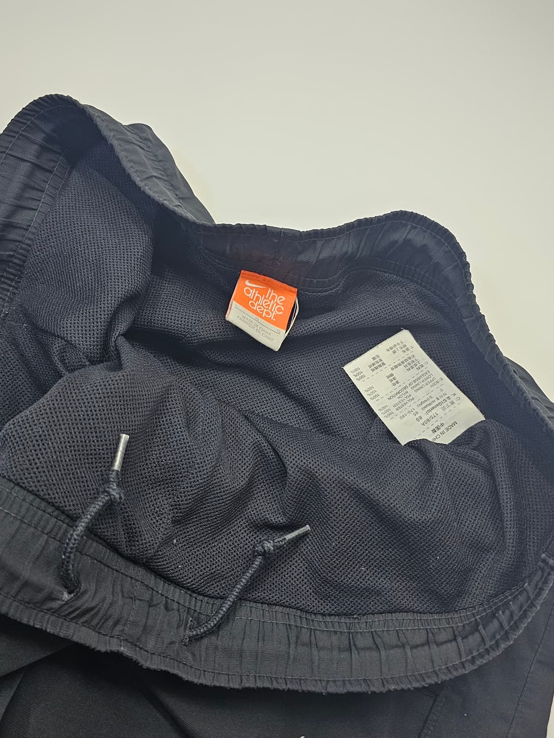 나이키 블랙 사이드라인 트랙팬츠 바람막이 와이드 바지 상품이미지7