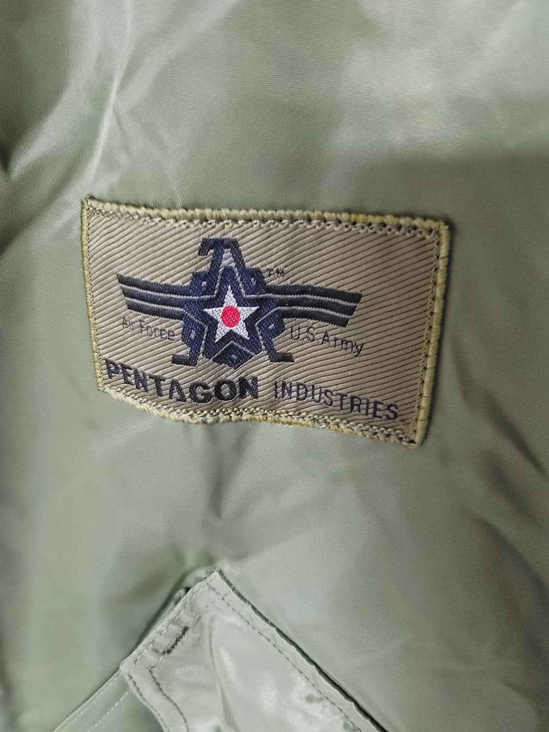 미국 USA 오리지날  팬타곤 항공점퍼 MA1 L표기 105정 상태극상 상품이미지6