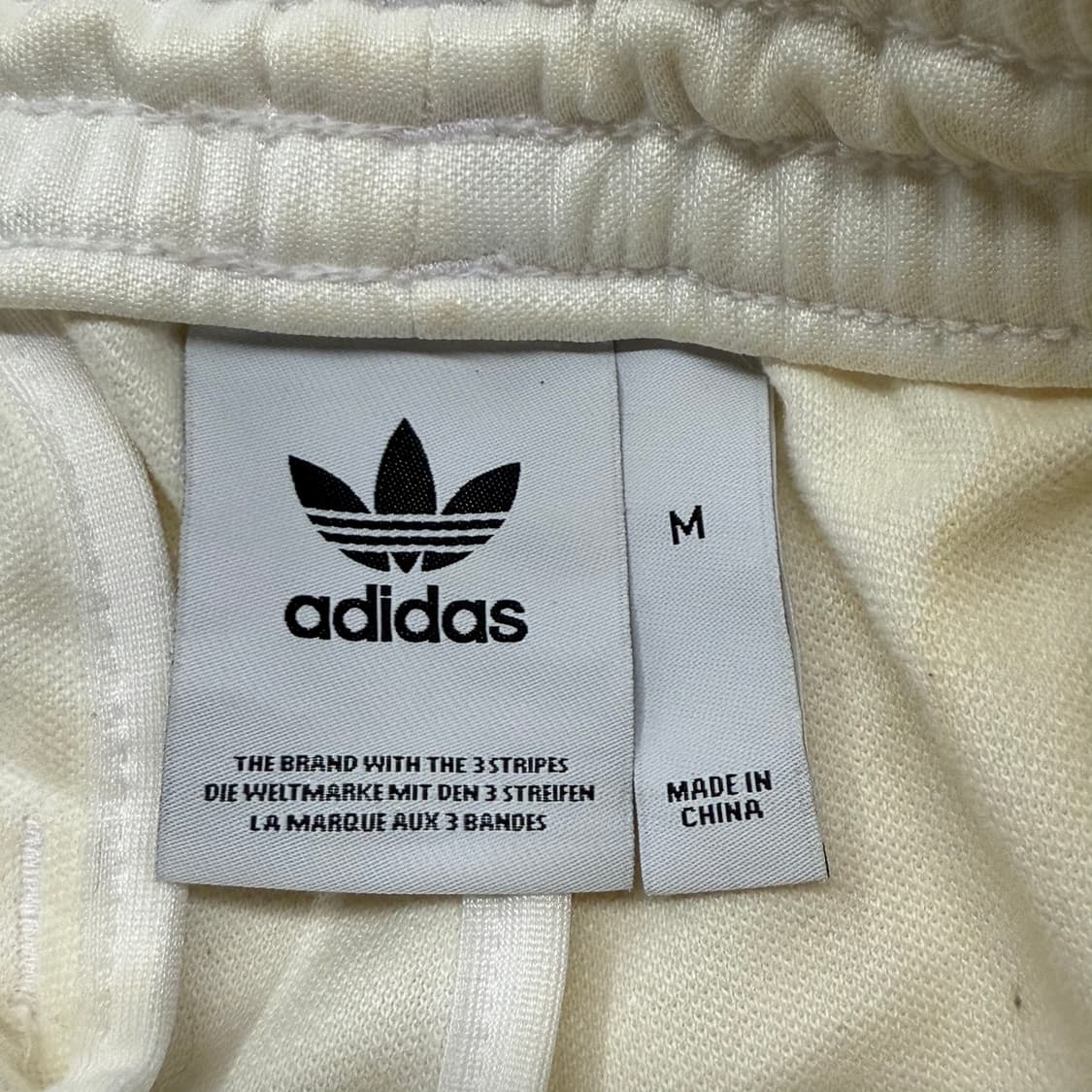 [정품/M] 아디다스 삼선 트랙 바지 아이보리 b16 상품이미지4