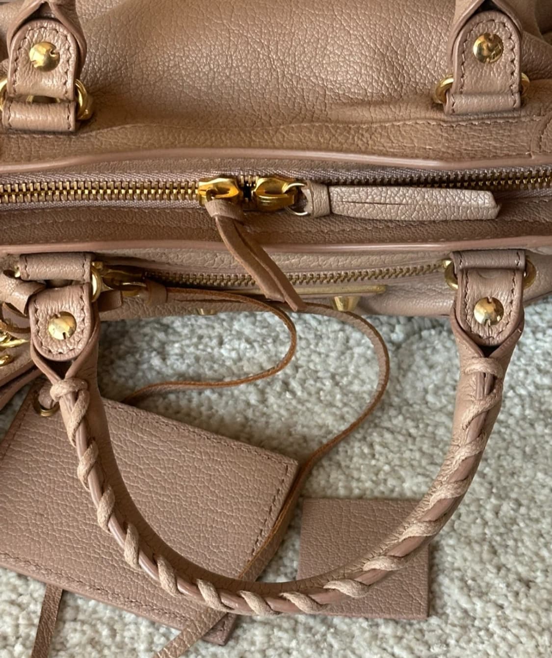 발렌시아가 시티백 미니 핑크 상품이미지4