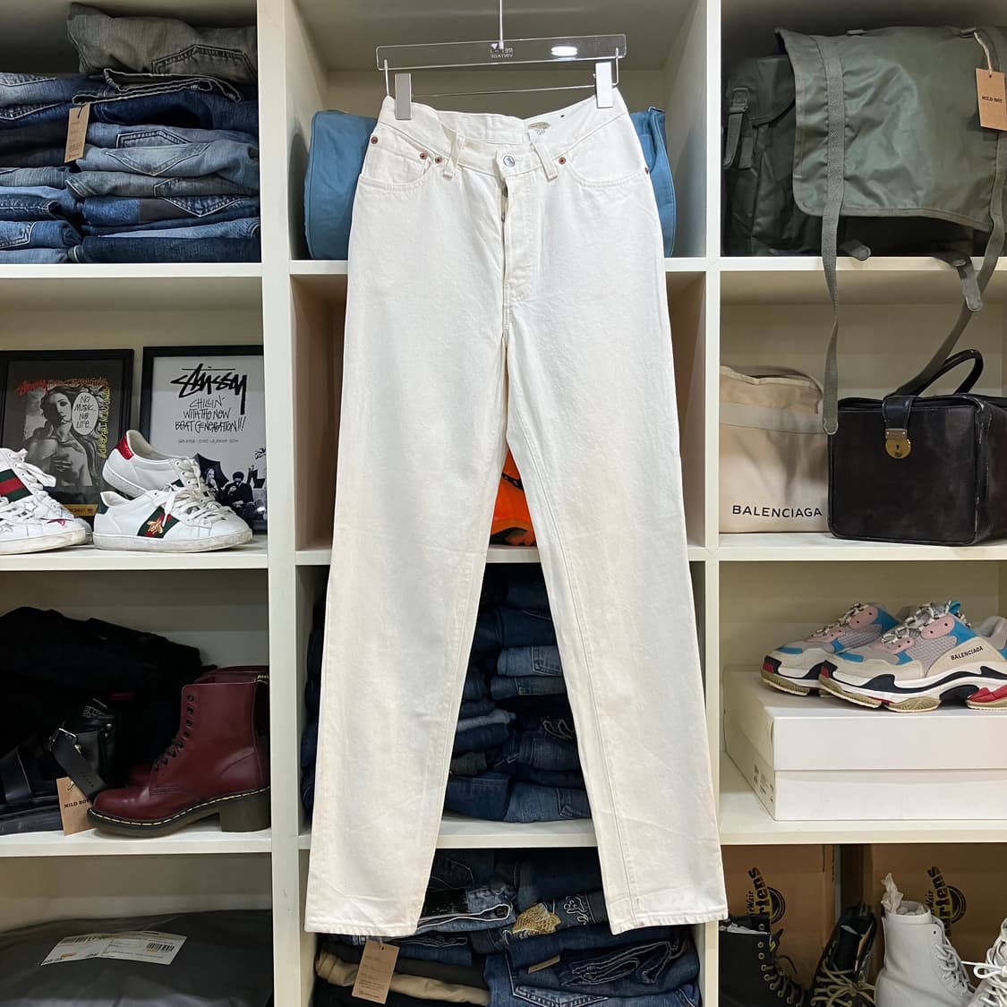 90‘s 리바이스 501 화이트 코튼 팬츠 25 상품이미지1
