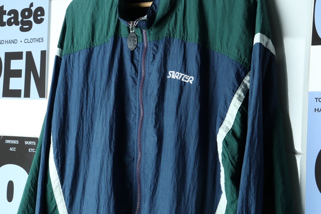 (XL-4XL) 스타터 집업 바람막이 점퍼자켓 90s 년대-H30530 상품이미지6