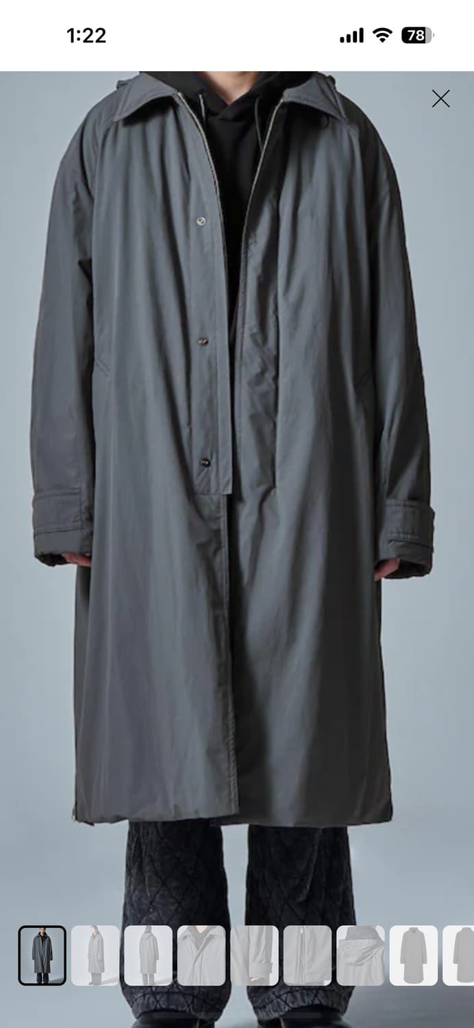 준지 나일론 패딩 코트 48 상품이미지2