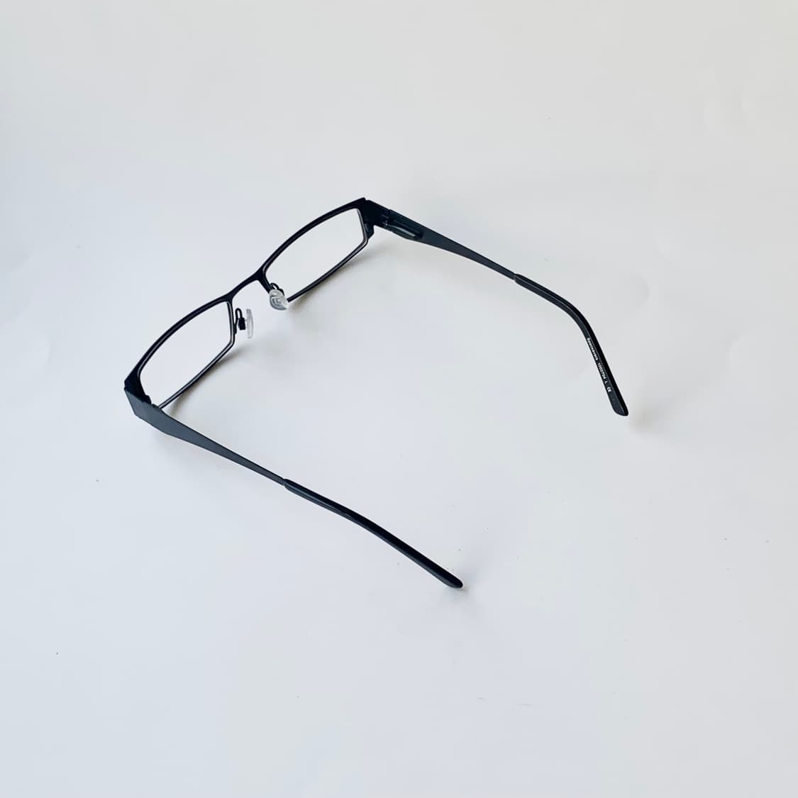 2442 데드스탁 슬림 사각 블랙 클래식 레트로 메탈 프레임 빈티지안경 상품이미지6