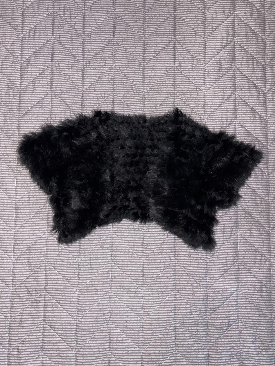 Black fur bolero cardigan 상품이미지1