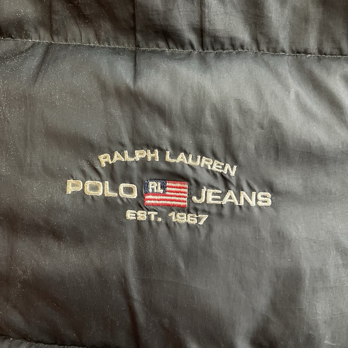 폴로 진스 컴퍼니 퍼프 패딩 블랙 상품이미지2