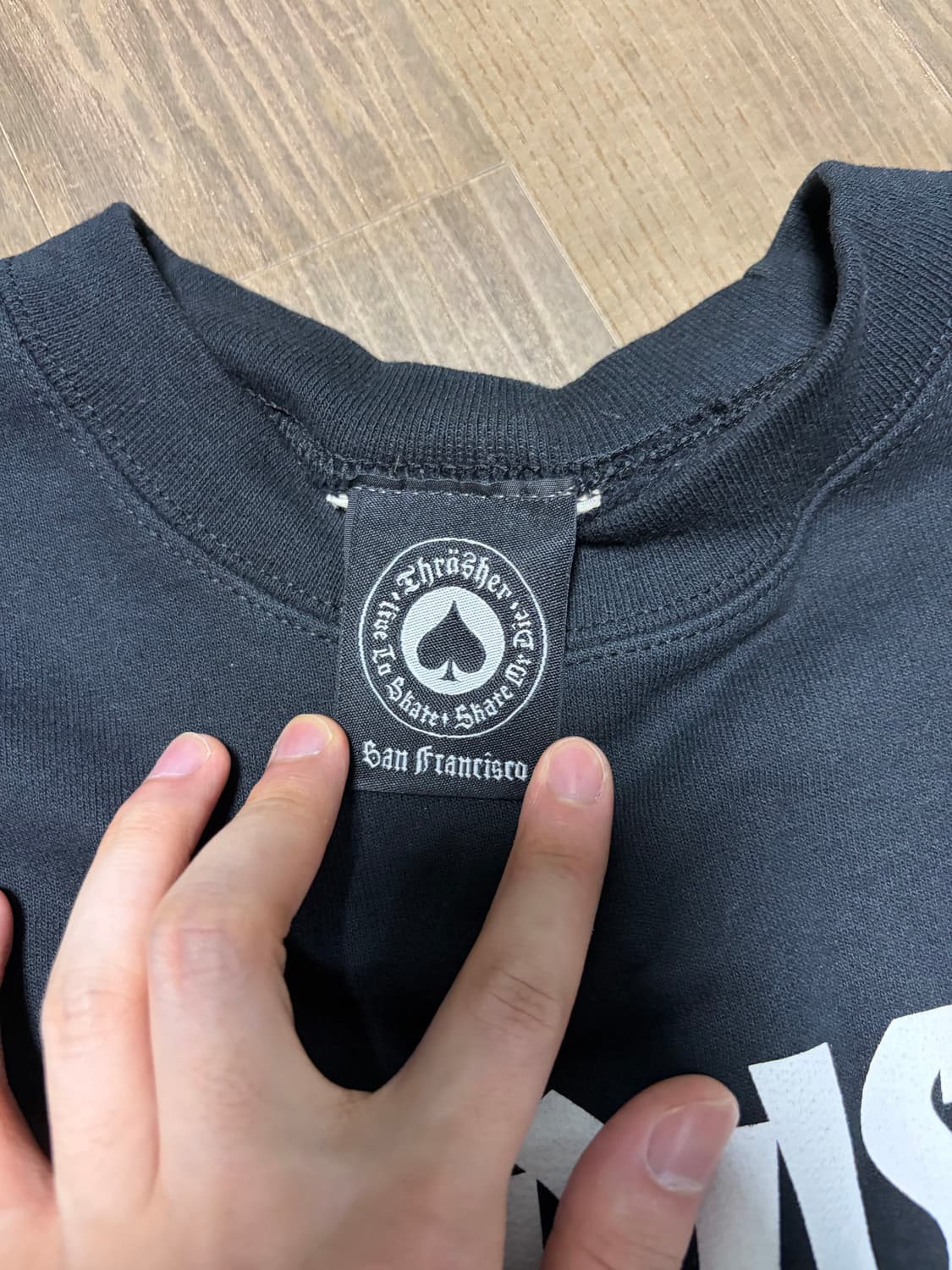 트래셔 맨투맨 m 상품이미지3