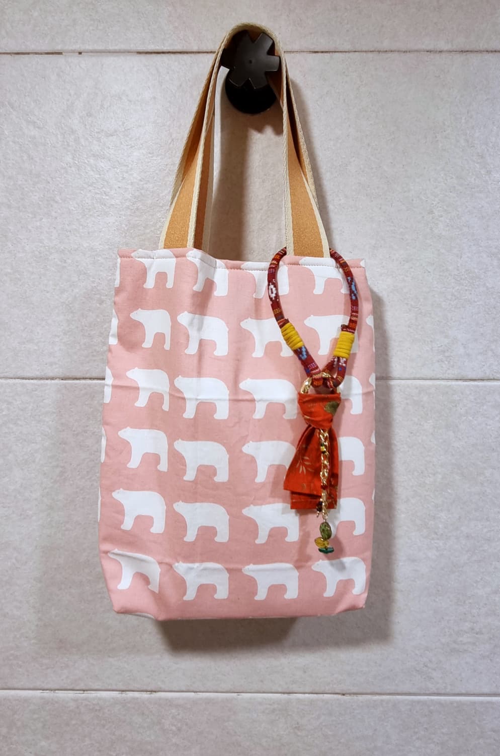 북극곰의 대이동 토트백 (핑크) 상품이미지2