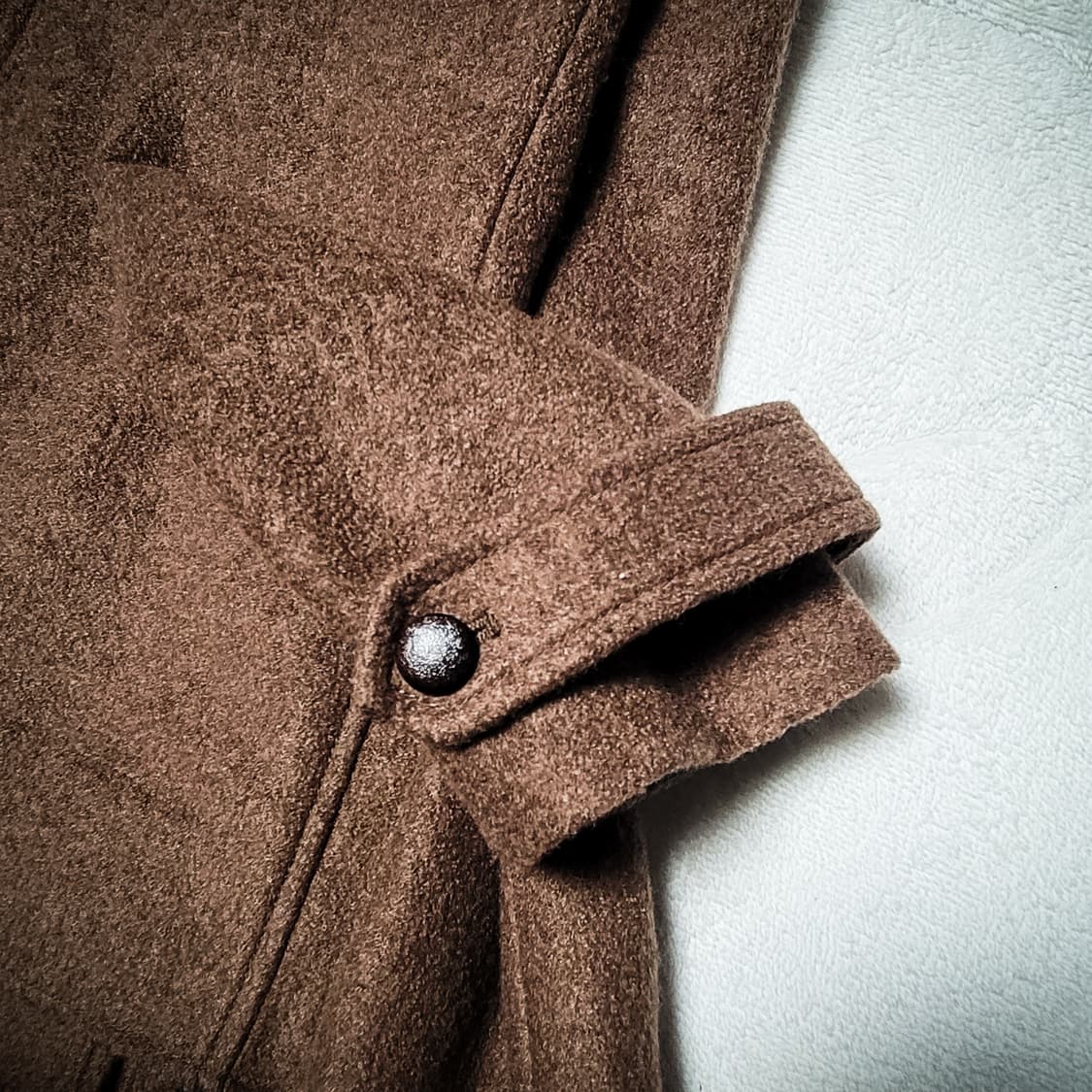 10s Oscope Knit Collar Wool Pea Coat 상품이미지6