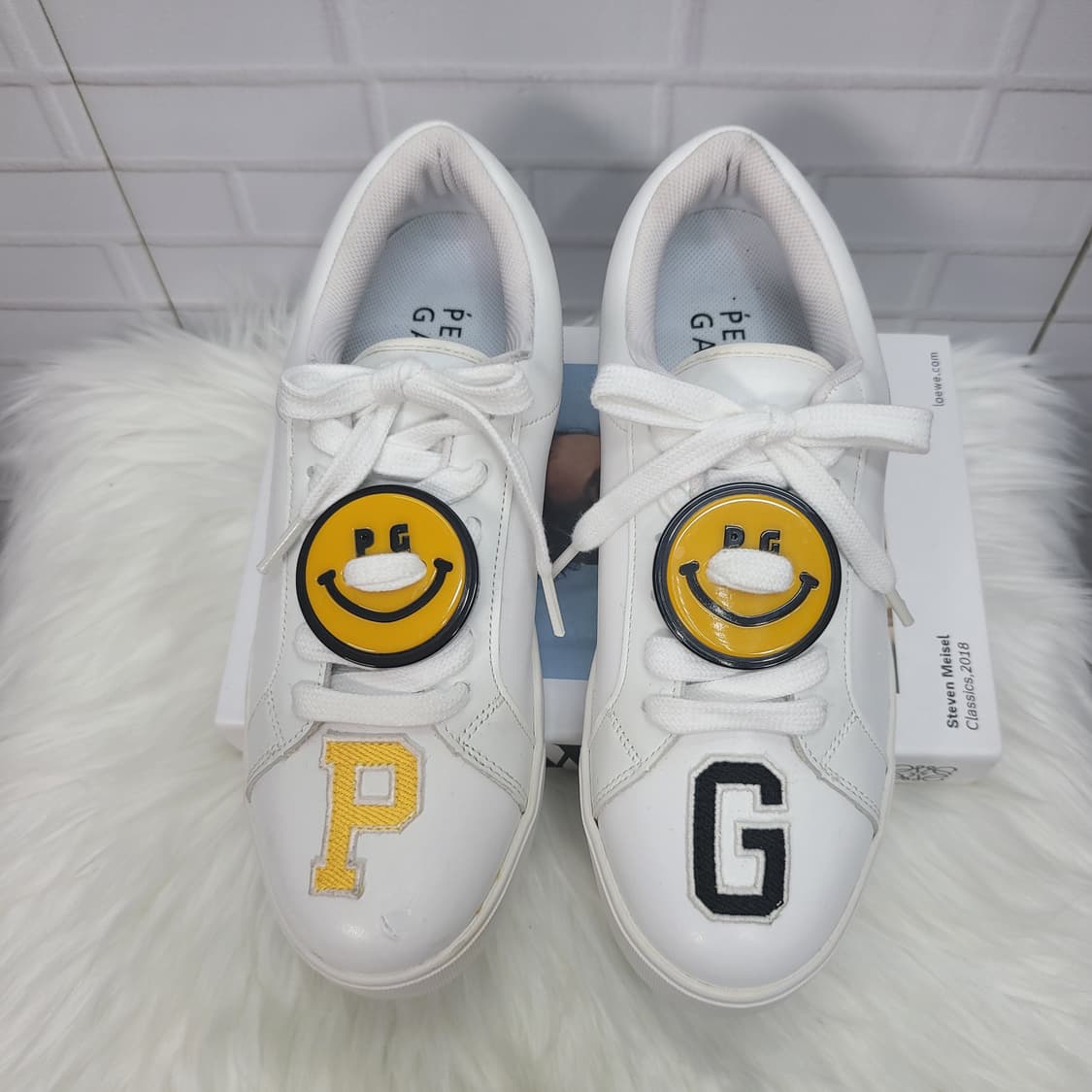 PEARLY GATES 파리게이츠 화이트 골프화 240사이즈 상품이미지2