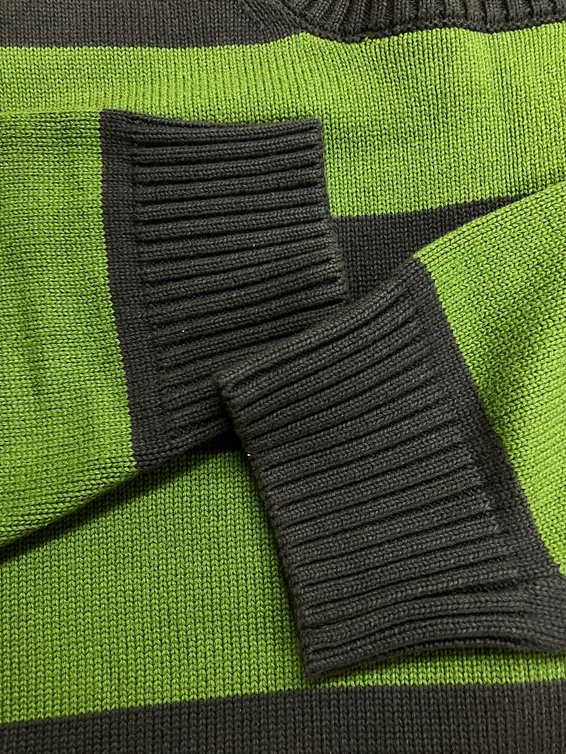 카키스 보더 스트라이프 스웨터 xl 상품이미지5