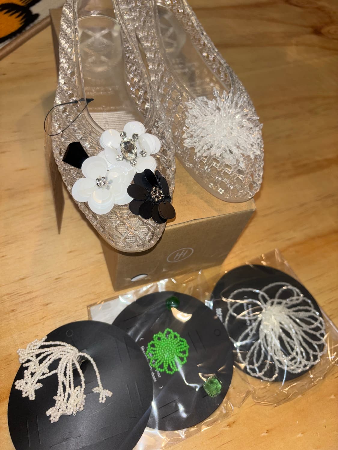 [새상품] 헤븐리젤리 투명 젤리 슈즈 230mm 상품이미지3