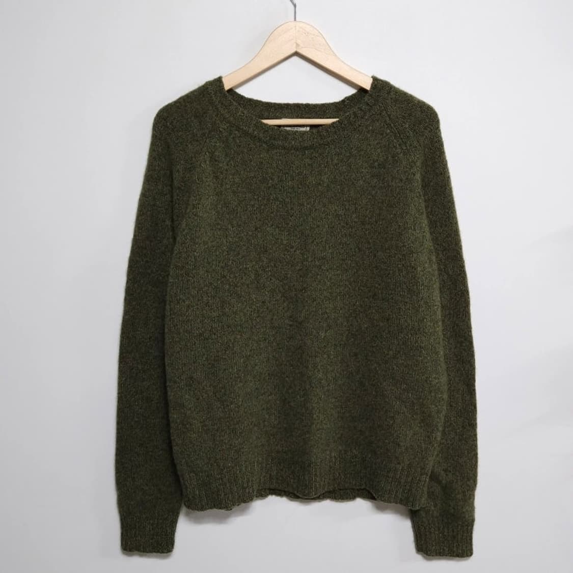 105)LLBean 엘엘빈 울 니트 올리브 상품이미지2