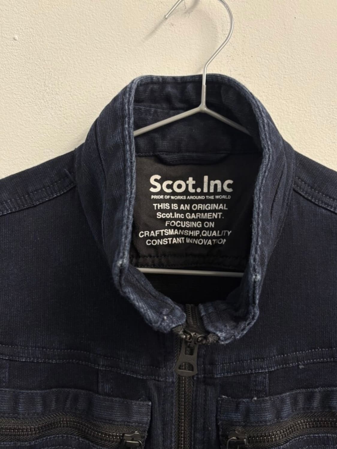 빈티지 네이비 자켓 상품이미지4