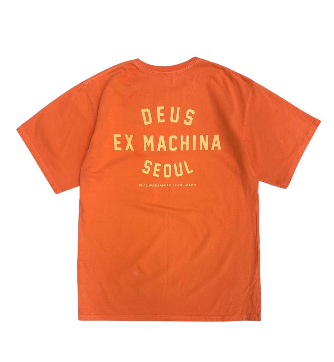 데우스 액스 마키나 반팔 오렌지 (XL)  상품이미지7