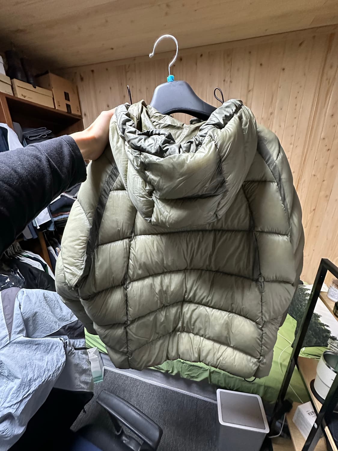 산산기어 헤비웨이트 다운 자켓 제이드 - 22FW 상품이미지3