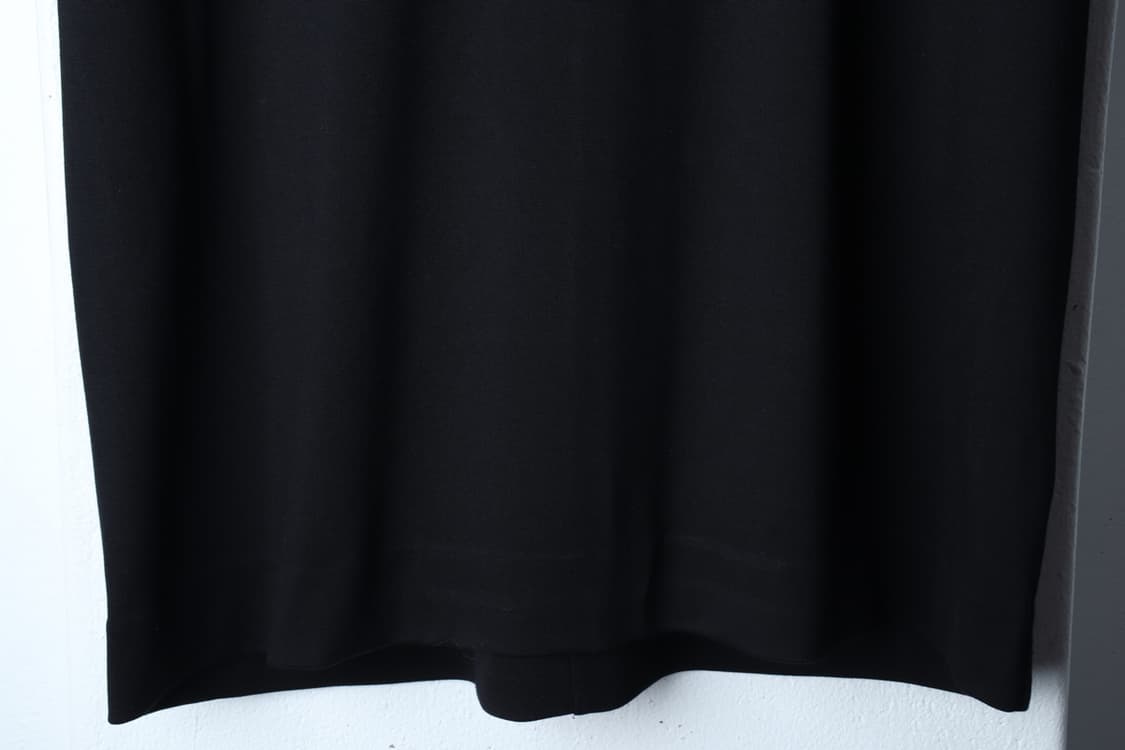 W(L-XL) 코스 반팔 티셔츠 레이온 블랙 무지 유니크-H3H33667 상품이미지4