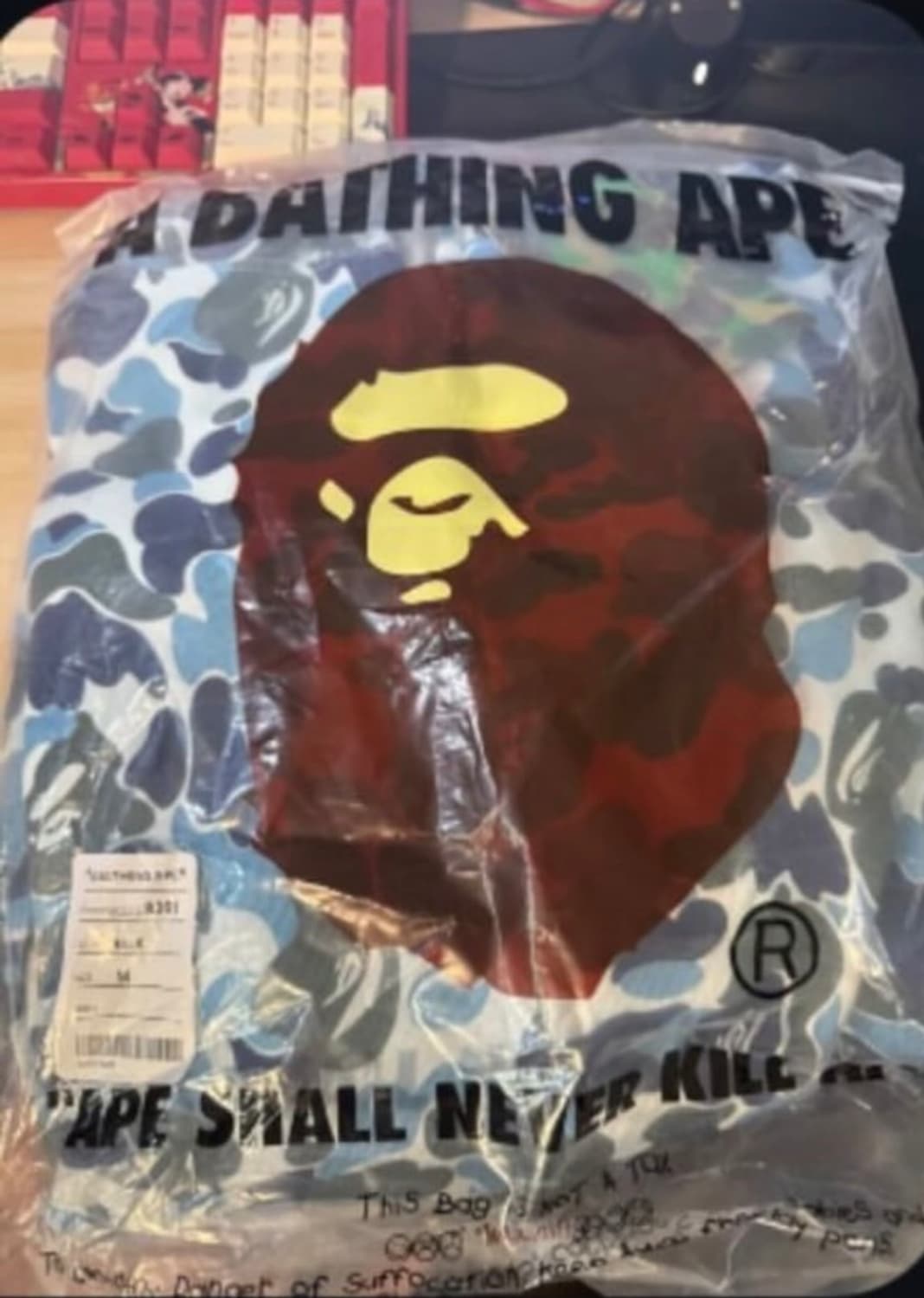 베이프 후드집업 (새상품) 상품이미지3