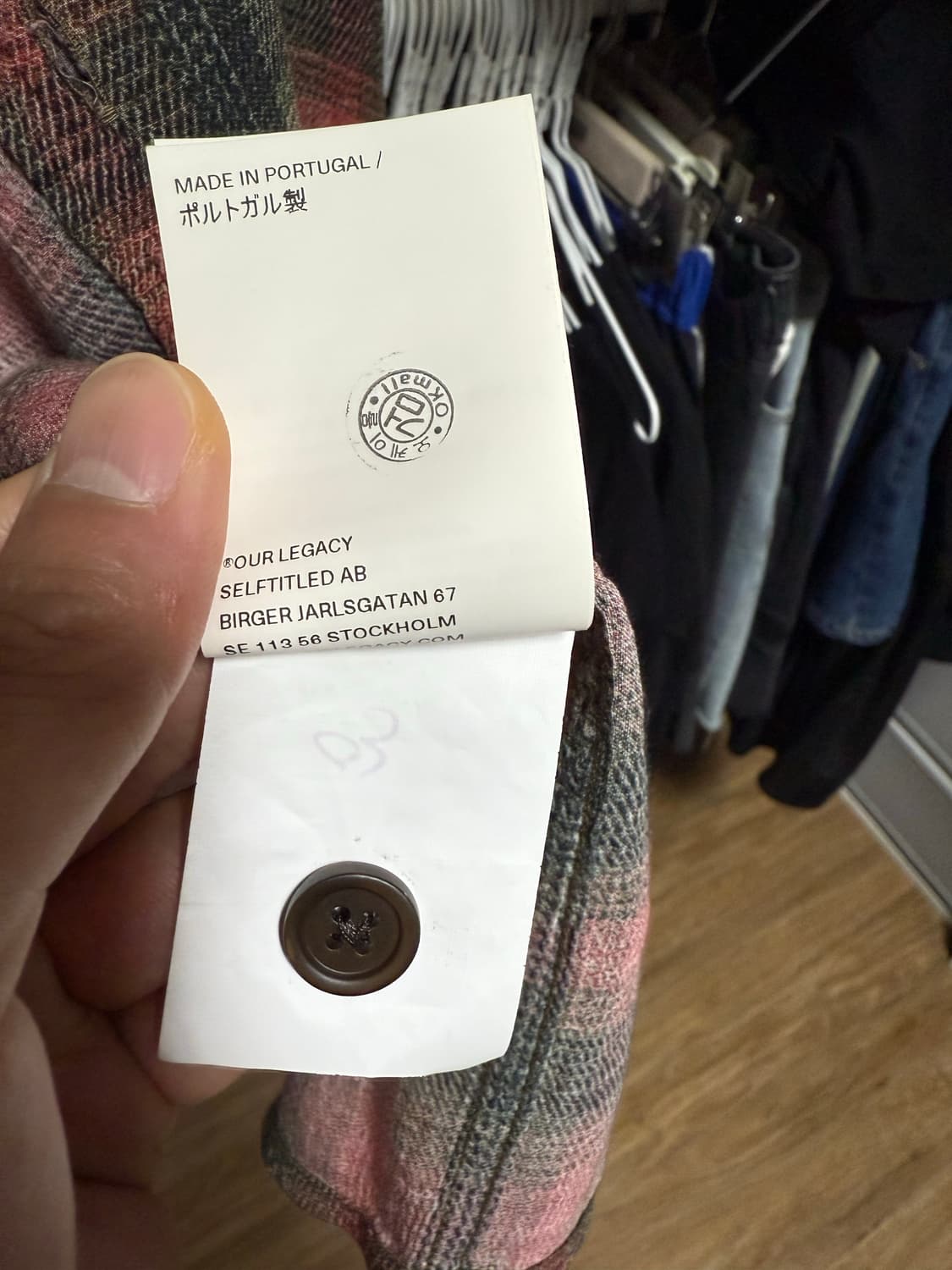 [48] 아워레가시 보로우드 셔츠 빅 럼버체크 프린트 상품이미지6