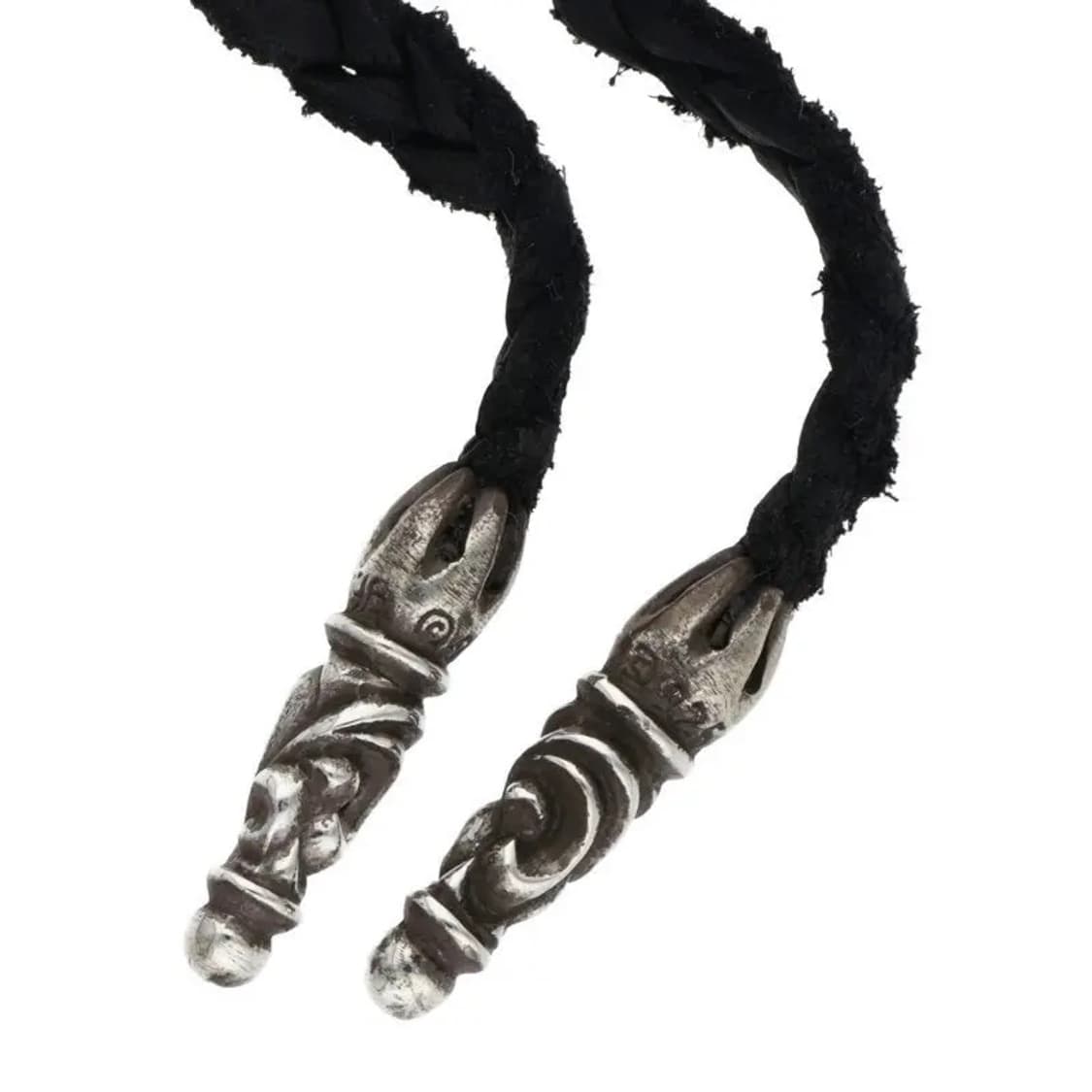 크롬하츠 실버팁 레더 볼로 목걸이 상품이미지4