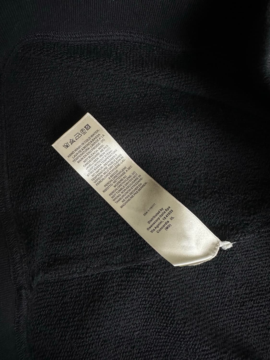 릭오웬스 x 챔피온 펜타그램 블랙 후드티 상품이미지7