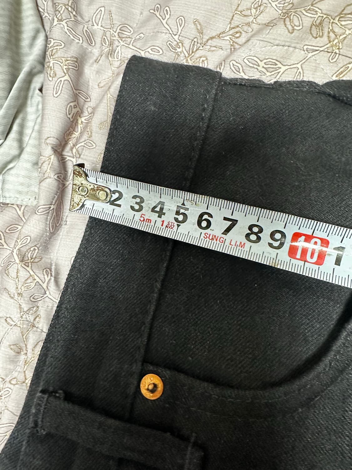 RRL 블랙 온 블랙 슬림 34x32 상품이미지6